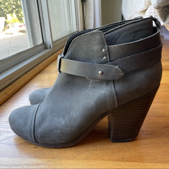 Rag & Bone Harrow Booties in Gray Suede, sz 41 - Picture 7 of 10